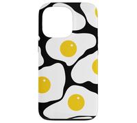 Fried Egg Pattern Sunny Side Up Breakfast Food Funny Design Carcasa para iPhone 13 Pro