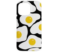 Fried Egg Pattern Sunny Side Up Breakfast Food Funny Design Carcasa para iPhone 14 Pro MAX