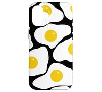 Fried Egg Pattern Sunny Side Up Breakfast Food Funny Design Carcasa para iPhone 16