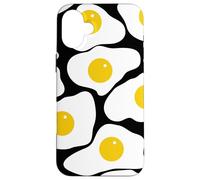 Fried Egg Pattern Sunny Side Up Breakfast Food Funny Design Carcasa para iPhone 16 Plus