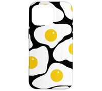 Fried Egg Pattern Sunny Side Up Breakfast Food Funny Design Carcasa para iPhone 16 Pro