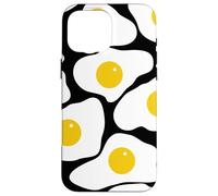 Fried Egg Pattern Sunny Side Up Breakfast Food Funny Design Carcasa para iPhone 16 Pro MAX