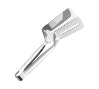 Fried Egg Turner Espátula, Multifunctional Food Shovel Clamp 10.24x2.87 inches, Fish Gripper Steak Tong, Anti-Scald Food Shovel Tongs, Ideal for Cooking Fish, Steak, and Eggs