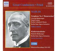 Fried,Oskar - Fried : Mahler-Symphony n°2