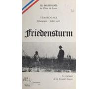 Friedensturm : Le Tournant De La Grande Guerre (ebook)