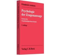 Friedrich Arntzen Else Michae Psychologie der Zeugenaussage: Syst (Tapa blanda)