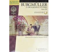 Friedrich burgmuller - 25 progressive studies, opus 100 - recueil + enregistrement(s) en ligne: Schirmer Performance Editions (Schirmer's Library of Musical Classics)
