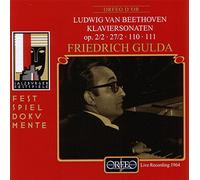 Friedrich Gulda - Beethoven : Sonates pour piano n° 2, 14, 31 et 32. Gulda.
