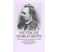 Friedrich Nietzsc Morgenröte: Gedanken über die moralischen Vorurt (Tapa blanda)