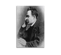 Friedrich Nietzsche - Filólogo clásico, figuras famosas de cine y televisión, figuras de música pop, pósteres, decoración en lienzo, impresión fotográfica de firma, decoración del hogar, 20 x 30 cm
