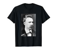 Friedrich Nietzsche Filósofo Filosofía Pensador Moralidad Camiseta gráfica económica, Hombre, Negro, M