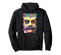 Friedrich Nietzsche Nietzscheanism Funny Pop Art Filosofía Sudadera con Capucha
