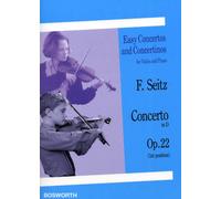 Friedrich seitz: concerto for violin and piano in d op.22: For Violin (in First Position) and Piano