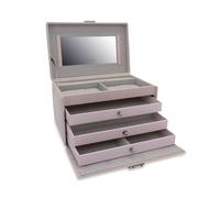 Friedrich23 Étui à bijoux en croco - Gris Claro