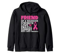 Friend of a Warrior Breast Cancer Awareness Support Gifts Sudadera con Capucha