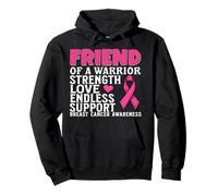 Friend of a Warrior Breast Cancer Awareness Support Gifts Sudadera con Capucha