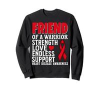 Friend of a Warrior Heart Disease Awareness Matching Gifts Sudadera