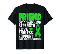 Friend of a Warrior Liver Cancer Awareness Family Matching Camiseta