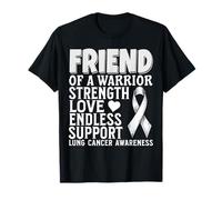 Friend of a Warrior Lung Cancer Awareness Family Matching Camiseta