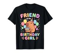 Friend of The Birthday Girl Capybara Camiseta