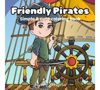 Friendly Pirates: Simple & cute coloring book