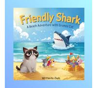 Friendly Shark: A Beach Adventure with Grumpy Cat
