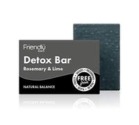 Friendly Soap Jabón desintoxicación de carbón activado natural (caja de 6)