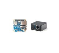 FriendlyElec NanoPi NEO3 Plus Mini Router OpenWRT, 1GB/2GB LPDDR4 RAM, Rockchip RK3528A SoC, Gigabit Ethernet, USB 3.0, ranura para módulo eMMC, sistema operativo FriendlyWrt/Linux (con funda, 1+0 GB