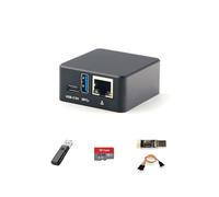 FriendlyElec NanoPi NEO3 Plus Mini Router, RK3528A, 1 GB de RAM, ordenador de una sola placa, Gigabit Ethernet, USB 3.0, soporte eMMC/OpenWrt para IoT NAS Smart Home (con funda, 2 GB de RAM, con