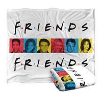 Friends Cast Blocks Officially Licensed Silky Touch Super Soft Throw Blanket 152 x 127 cm