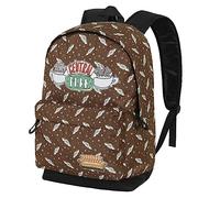 Friends Central Perk-Mochila HS FAN 2.0, Marrón, 30 x 41 cm, Capacidad 22 L