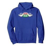 Friends Central Perk Sudadera con Capucha, Unisex para Adultos, Azul Real, S