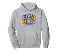 Friends Central Perk Sudadera con Capucha, Unisex para Adultos, Gris Jaspeado, L