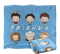 Friends Chibi Characters Officially Licensed Silky Touch Super Soft Throw Blanket 152 x 127 cm