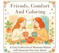 Friends, Comfort And Coloring | 50+ Designs | cute friendship moments for relaxation: A Cozy Collection of Moments Shared with Someone You Care About | Fun And Relaxing With Your Besties |