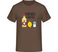 Friends Forever - Camiseta divertida de la amistad, chocolate, 3XL