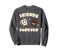 Friends Forever Coffee & Poop Cute Cafeine Lover EduEly Sudadera