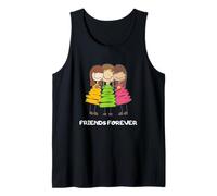 Friends Forever Three Funny Girls Together Forever Camiseta sin Mangas