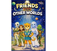 Friends from Other Worlds: Alien Coloring Book for Kids Ages 6-8 disclosure featuring 20 real alien races with easy design for knowledge and fun: Cute ... Adventures Fun Alien Coloring Pages for Kids