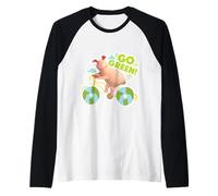 Friends. Go Green #2 Camiseta Manga Raglan