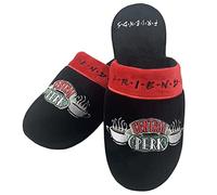 FRIENDS Groovy - Pantuflas oficiales de la serie de televisión para mujer, talla 5-7, Negro