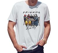 Friends Horror Movies Stephen King Camiseta de Hombre Blanca Size M