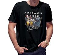 Friends Horror Movies Stephen King Camiseta de Hombre Negra Size XL