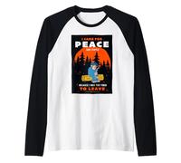 Friends. I Came for Peace Camiseta Manga Raglan