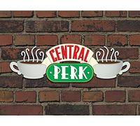 Friends Lienzo Impreso de la Serie diseño de «Central Perk Brick», Multicolor, 60 x 80 cm