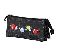 Friends Lights-Portatodo Triple FAN 2.0, Negro, 23 x 11 cm