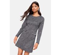 Friends Like These Vestido gris claro / negro 44 gris claro / negro