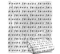 Friends Logo Repeat Officially Licensed Silky Touch Super Soft Throw Blanket 152 x 127 cm
