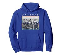 Friends Lunch Break Sudadera con Capucha, Unisex para Adultos, Azul Real, L