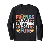 Friends Make Everything More Fun Vinculación de Amistad - Manga Larga